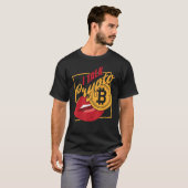暗号通貨ライフスタイルIは暗号取引Invを話す Tシャツ (正面フル)