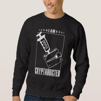 暗号通貨ライフスタイルI Am A Crypto財布Cryp スウェットシャツ
