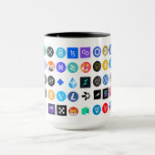 暗号通貨レインボーマグ マグカップ (中央)