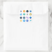 暗号通貨ロゴコレクション スクエアシール (バッグ)