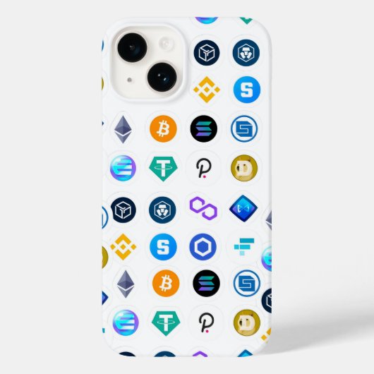 暗号通貨ロゴコレクション Case-Mate iPhoneケース (裏面)