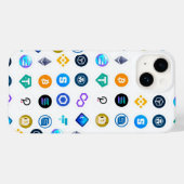暗号通貨ロゴコレクション Case-Mate iPhoneケース (裏面 (横))