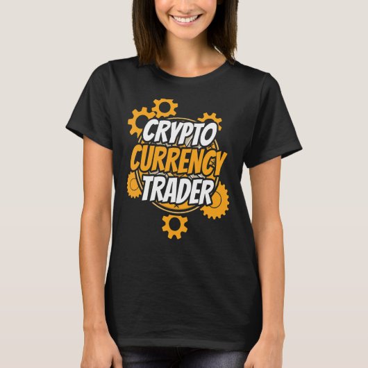 暗号通貨取引業者の暗号取引 Tシャツ (正面)