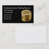 暗号通貨名刺テンプレート 名刺 (正面/裏面)
