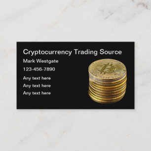 暗号通貨名刺テンプレート 名刺