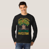 暗号通貨大富豪クリプトスタッカ投資家 Tシャツ (正面フル)
