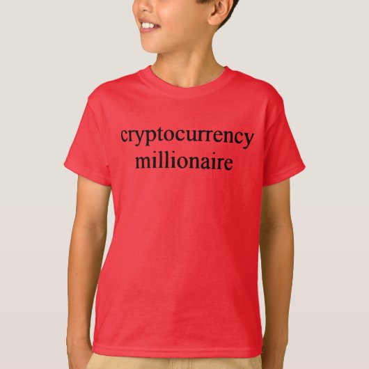 暗号通貨大富豪 Tシャツ (正面)