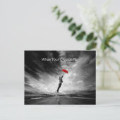 暗号通貨愛好家はがき ポストカード (スタンド正面)