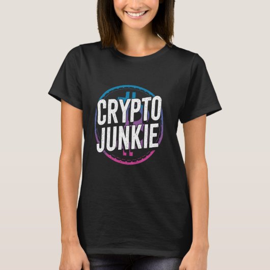暗号通貨愛好家 Tシャツ (正面)