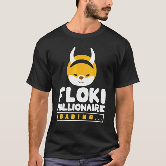暗号通貨男性へ女性フロキCrypto Million Tシャツ (正面)