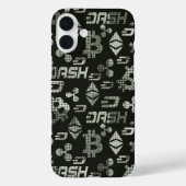 暗号通貨白黒 Case-Mate iPhoneケース (裏面)