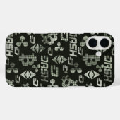 暗号通貨白黒 Case-Mate iPhoneケース (裏面 (横))