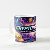 暗号通貨 コーヒーマグカップ (正面左)