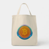 暗号通貨 ビットコイン トートバッグ (裏面)