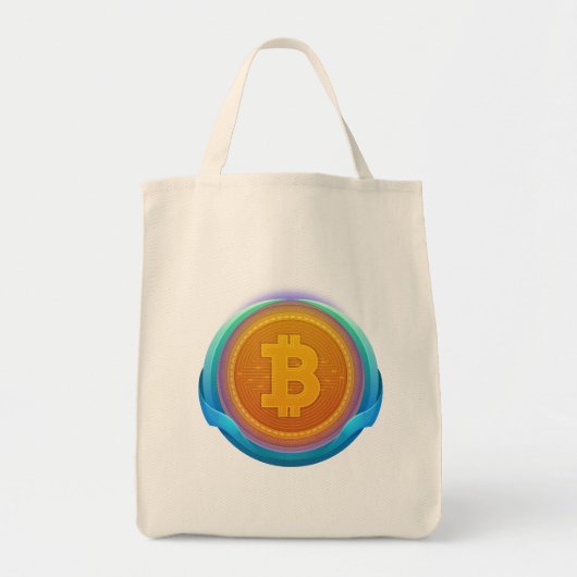 暗号通貨 ビットコイン トートバッグ (正面)