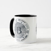 暗号通貨 ビットコイン マグカップ (正面左)