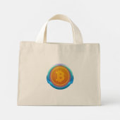 暗号通貨 ビットコイン ミニトートバッグ (裏面)