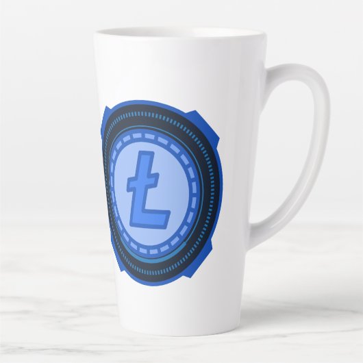 暗号通貨 ライトコイン カフェラテマグ (右)