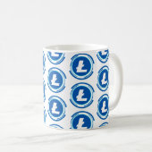 暗号通貨 ライトコイン コーヒーマグカップ (正面右)