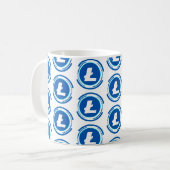 暗号通貨 ライトコイン コーヒーマグカップ (正面左)