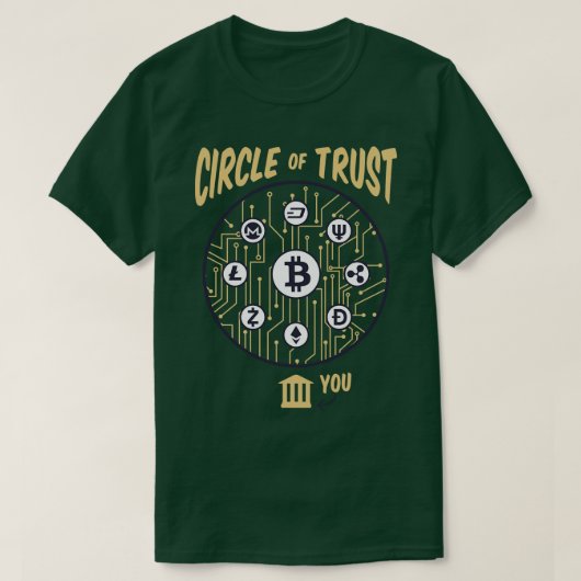 暗号通貨 Tシャツ (デザイン正面)