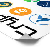 暗号通貨ABCのポスター ポスター (角)