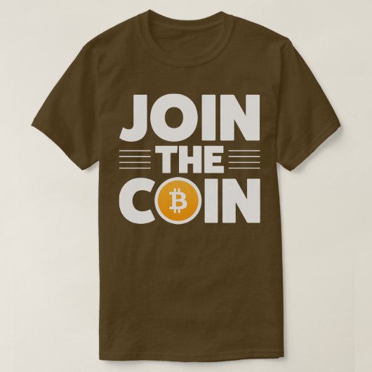暗号通貨Crypto Bitcoinおもしろい Hodlが参加 Tシャツ (デザイン正面)
