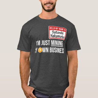 暗号通貨Crypto Bitcoinおもしろい Hodl Satoshi N Tシャツ