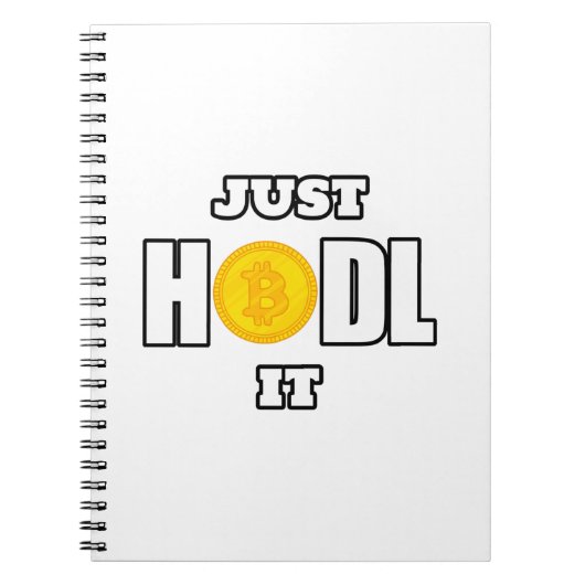 暗号通貨Hodlビットコイン ノートブック (正面)