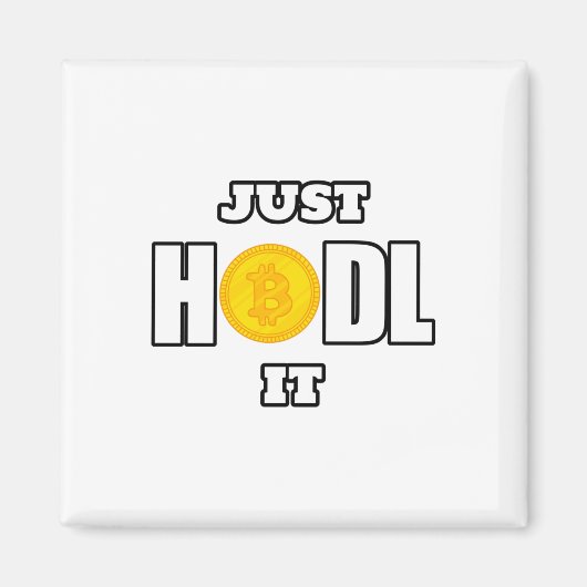 暗号通貨Hodlビットコイン マグネット (正面)