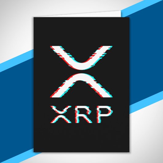 暗号通貨XRPグリッチ暗号通貨ミーム カード