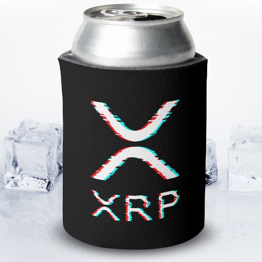 暗号通貨XRPグリッチ暗号通貨ミーム 缶クーラー