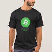 暗号Bitcoinの (BCH)現金 Tシャツ (正面)