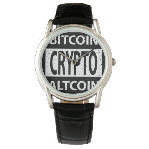 暗号Bitcoin Altcoin 腕時計