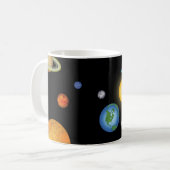 暗太陽の深い系宇宙 コーヒーマグカップ (正面左)