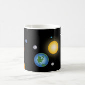 暗太陽の深い系宇宙 コーヒーマグカップ (中央)