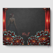 暗威厳のあるい花の塔 ゲストブック (裏面)