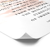 暗感動的いラングストンヒューズで彼女の詩 ポスター (角)