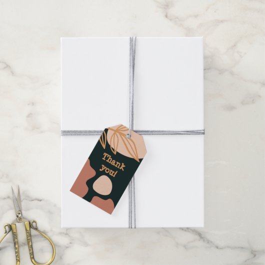 暗感謝していい声 ギフトタグ (より糸付き)