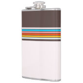 暗数々の色ヴィンテージスタイルストライプ フラスク (左)