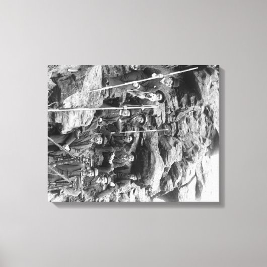 暗木中央鉄道機関部隊 キャンバスプリント (正面)