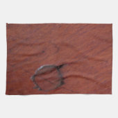 暗木粒表面 キッチンタオル (横)