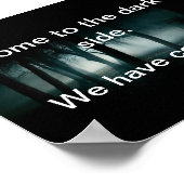 暗来い側に私たちはクッキーを持っている。 ポスター (角)