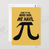 暗来い方にはパイがある ポストカード (正面/裏面)