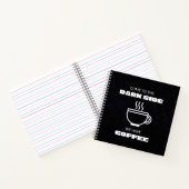 暗来面に、コーヒーを飲む ノートブック (内部)