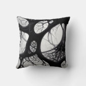 暗根オーガニック抽象芸術型枕 クッション (裏面)