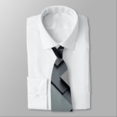 暗正方形無地の模様タイ ネクタイ (タイ)