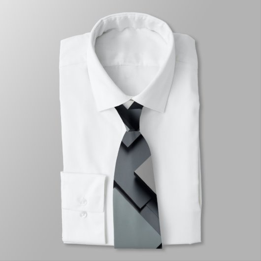 暗正方形無地の模様タイ ネクタイ (タイ)