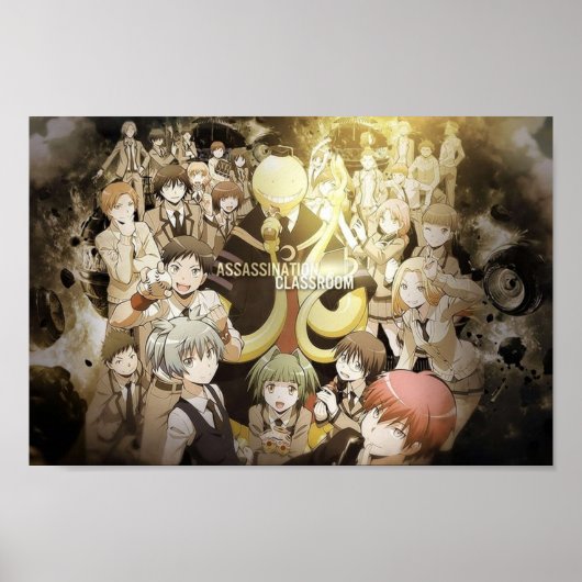 暗殺教室香呂先生オールドページメマー ポスター (正面)