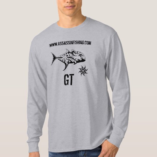 暗殺者の魚釣り-礁の親版GT Tシャツ (正面)